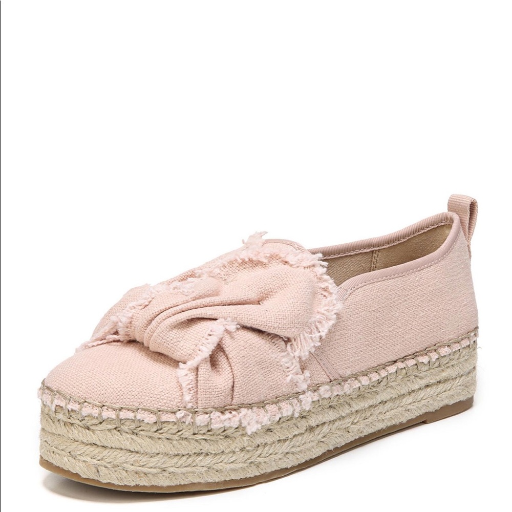 SAM EDELMAN Cabrera Heavy Woven Canvas Platform Espadrille Size 9 (EUR 39)